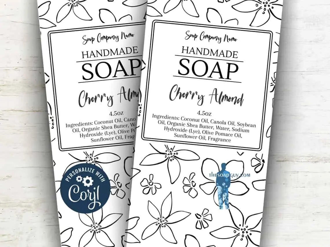 Cherry Almond Wholesale Soap Labels